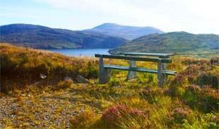 Loch Seaforth Views from Ardvourlie Walk - Harris