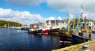 Stornoway Harbour - Fishing Boats