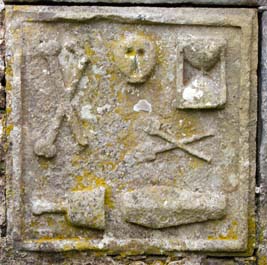 Carving in the Wall of St clements Church