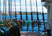 Ropes on The Tall Ship - The Mir