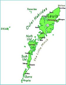 Western Isles Map