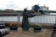 Herring Girl Statue - Lewis - Western Isles