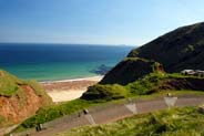 Western Isles Beaches - Gghioradail - steep slope