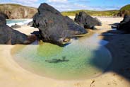 Rockpool at Mangersta - Hebrides beach photos