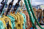 Ropes on board The Mir -  Isle of Lewis History