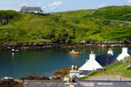 View of the Scalpay Harbour - Isle of Harris - Western Isles Photographs
