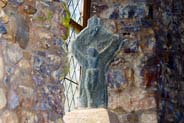 Medieval Cross  - Rodel Church  - Outer Hebrides 