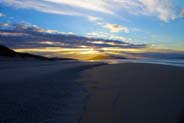 Sun setting over Luskentyre  - Isle of Harris - Western Isles 