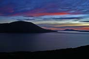 Sun setting  - Huisinis Road - near the castle - Isle of Harris - Western Isles 