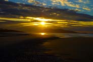 Western Isles Pictures - Sun setting on Luskentyre Beach