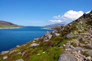 Climb up towards Traigh Mheielein Beach - Harris beaches - Western Isles - Hebrides Photographs