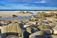 Mealista - Rocks on Beach - Hebrides beach photos 